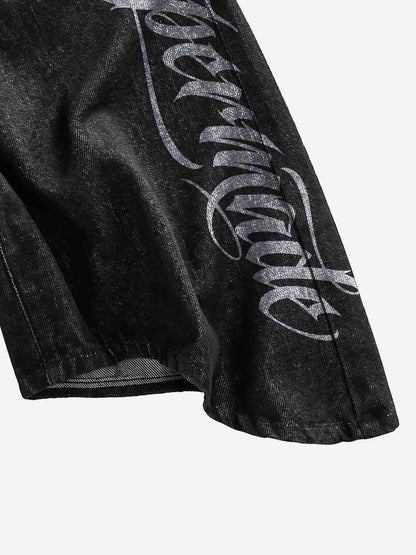 Irregular Hem Loose Shorts