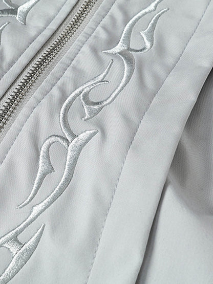 Deconstructed Patchwork Bomber Jacket