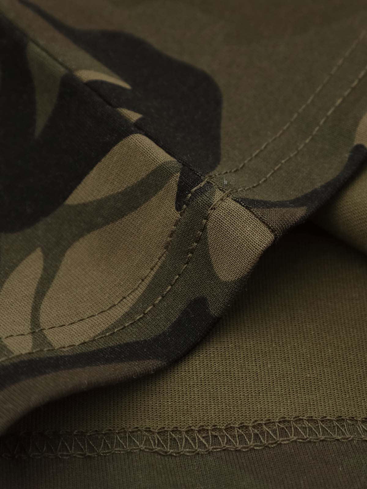 Camo Patchwork Long Sleeve Tee
