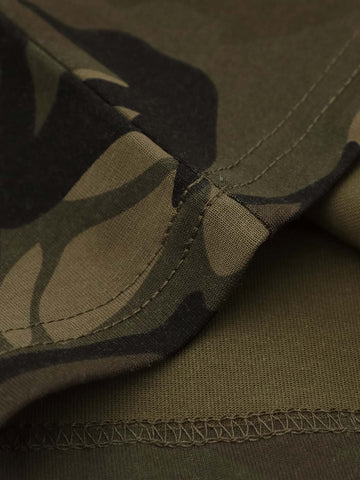 Camo Patchwork Long Sleeve Tee