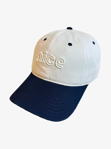 Color-Block Nice Letter Baseball Cap