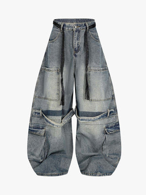Drawstring Scimitar Jeans