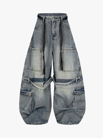 Drawstring Scimitar Jeans