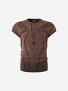 Scorpion Embroidered Exposed-Seam T-Shirt