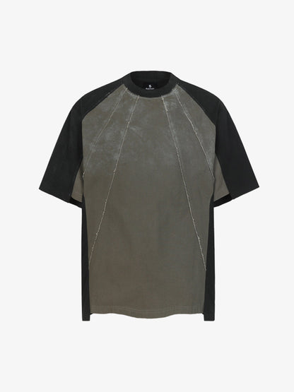 Vintage Washed Raw Seam Raglan T-Shirt