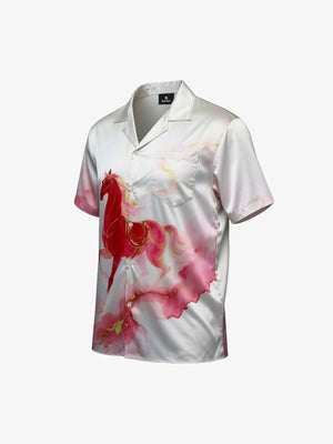 Horse Print Hawaiian Shirt