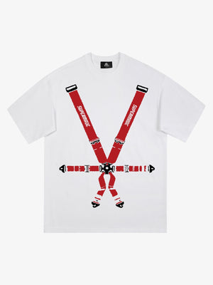 Original Racing Seat Belt Graphic T-Shirt 