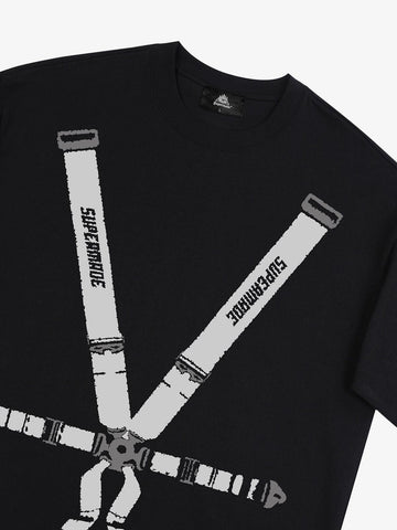 Original Racing Seat Belt Graphic T-Shirt 