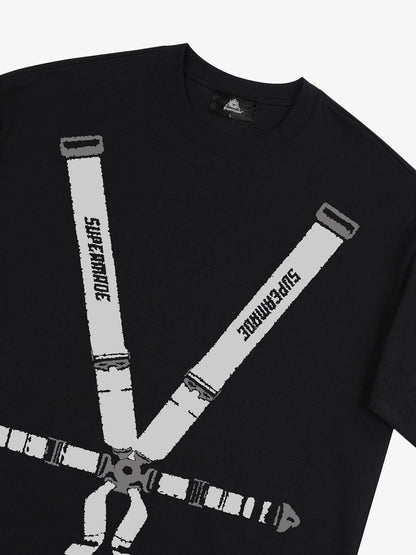 Original Racing Seat Belt Graphic T-Shirt 