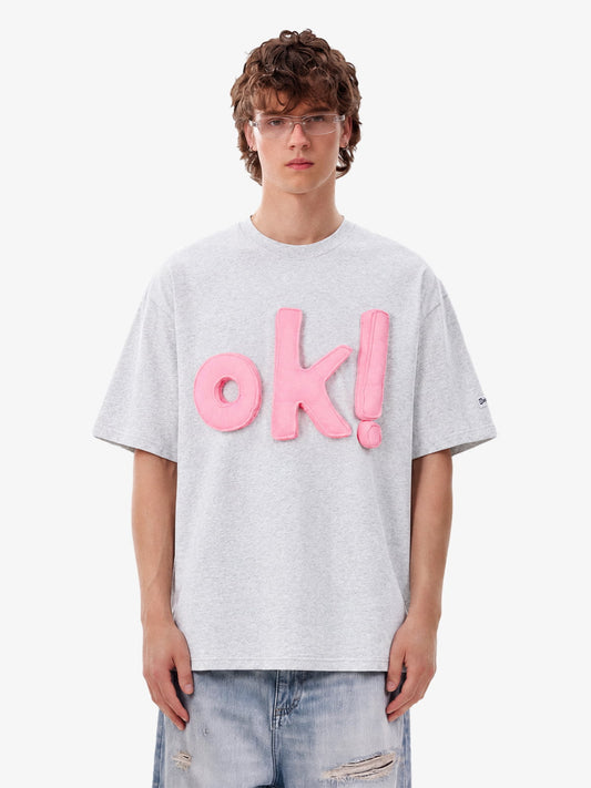 Fun "OK!" Graphic T-Shirt