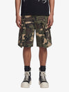 Camouflage Cotton Cargo Multi Pocket Jorts 