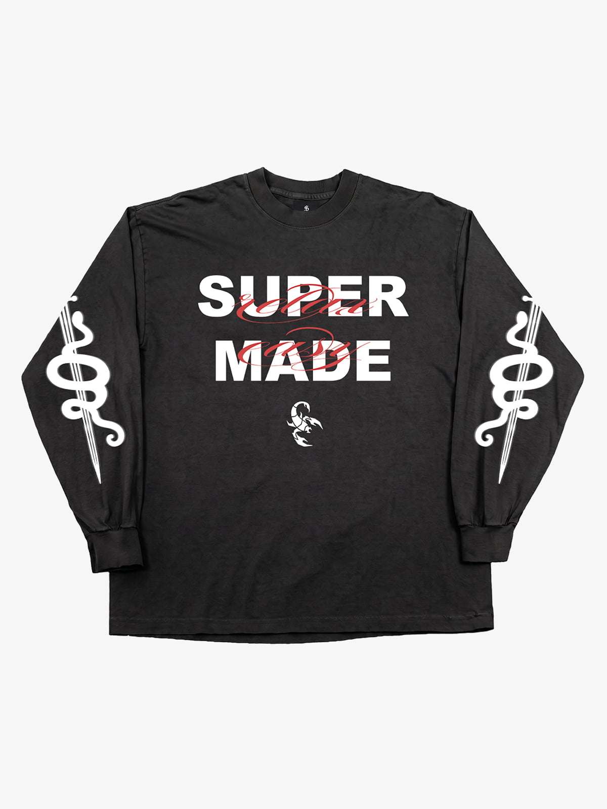 Sword Snake Graphic Long Sleeve Tee