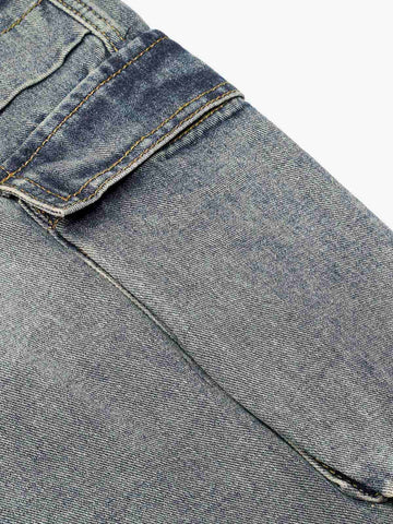 Drawstring Scimitar Jeans