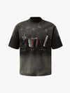 Musical Instrument Graphic Tee – Oversized Cotton Streetwear Fit