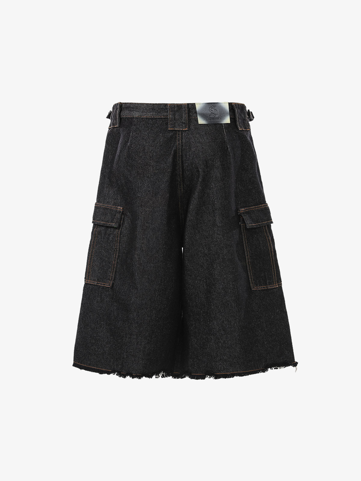 Vintage Contrast Stitch Cargo Shorts 
