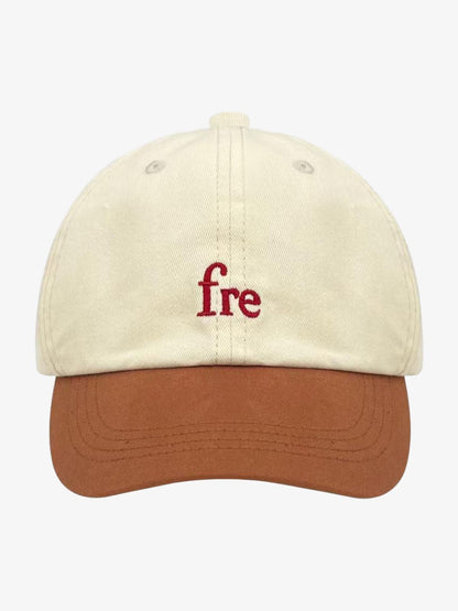 Minimalist Embroidered Contrast Baseball Cap