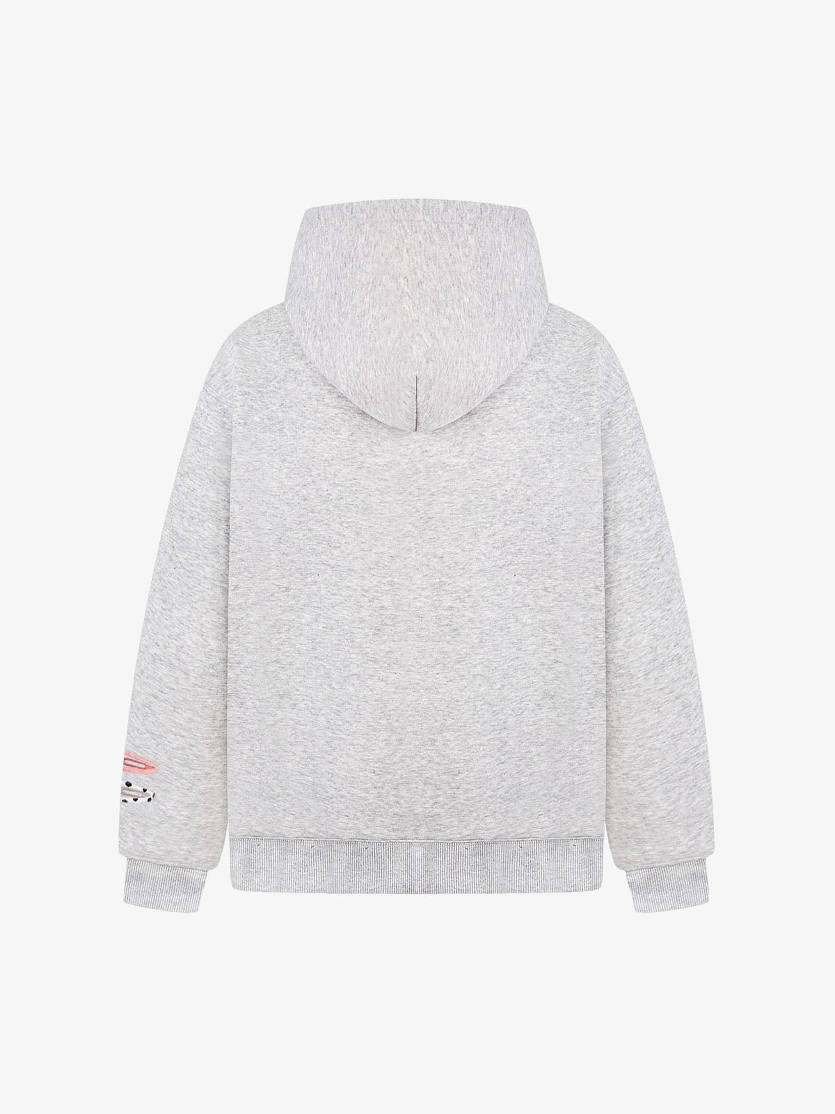 Cotton Blend Hoodie with Hair Clip Print Design for Men and Women 