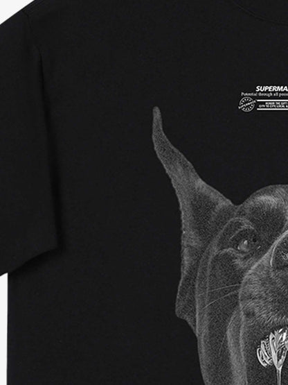 Snarling Doberman Graphic T-Shirt 