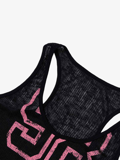 Layered Sporty Mesh Tank Top
