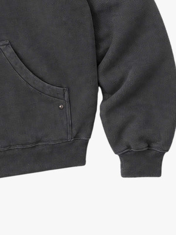 Spiked Graphic Zip Hoodie