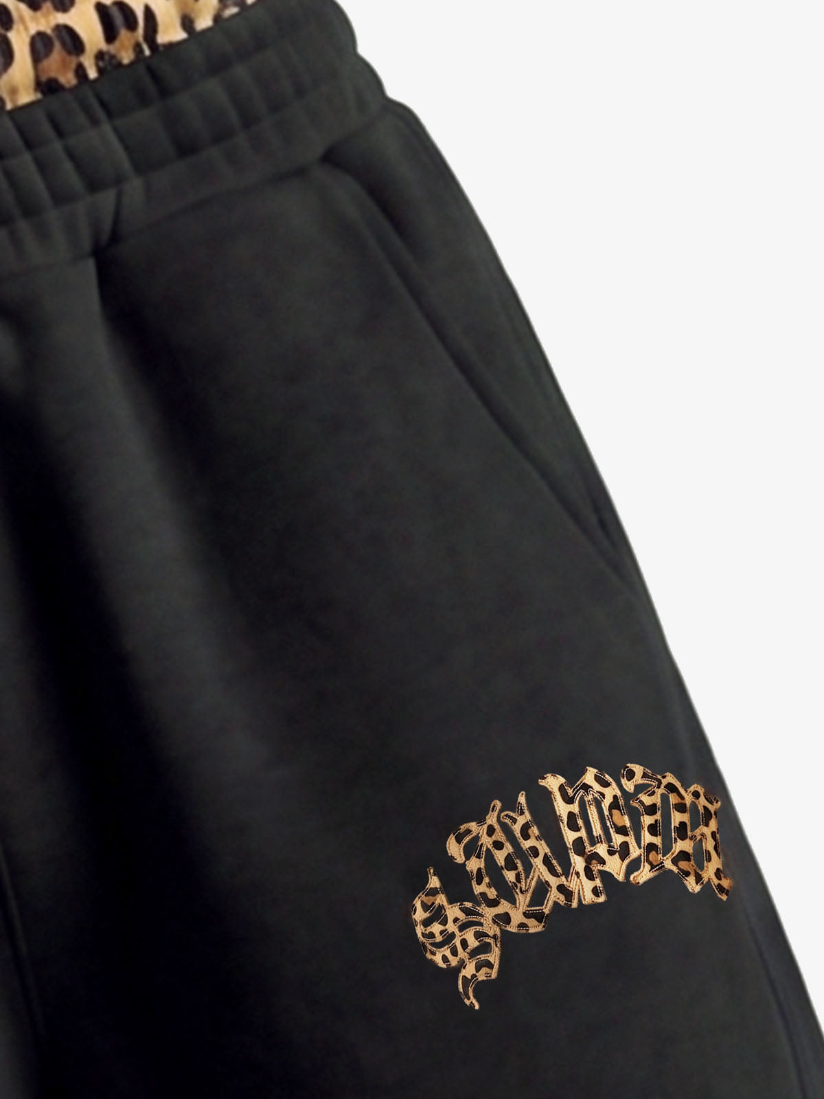 Leopard Patchwork Hoodie & Trousers Set