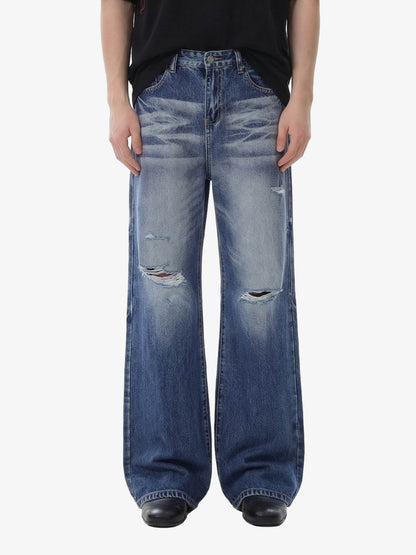 Denim Ripped Washed Distressed Jeans - 2503 