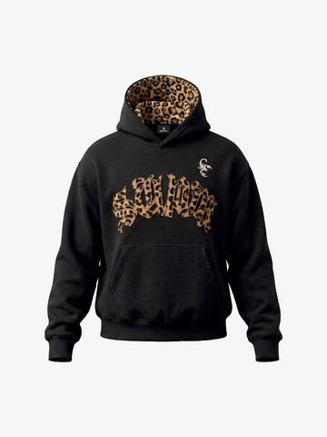 Leopard Patchwork Hoodie & Trousers Set