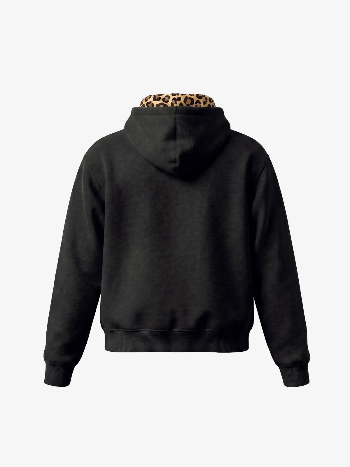 Leopard Patchwork Hoodie & Trousers Set