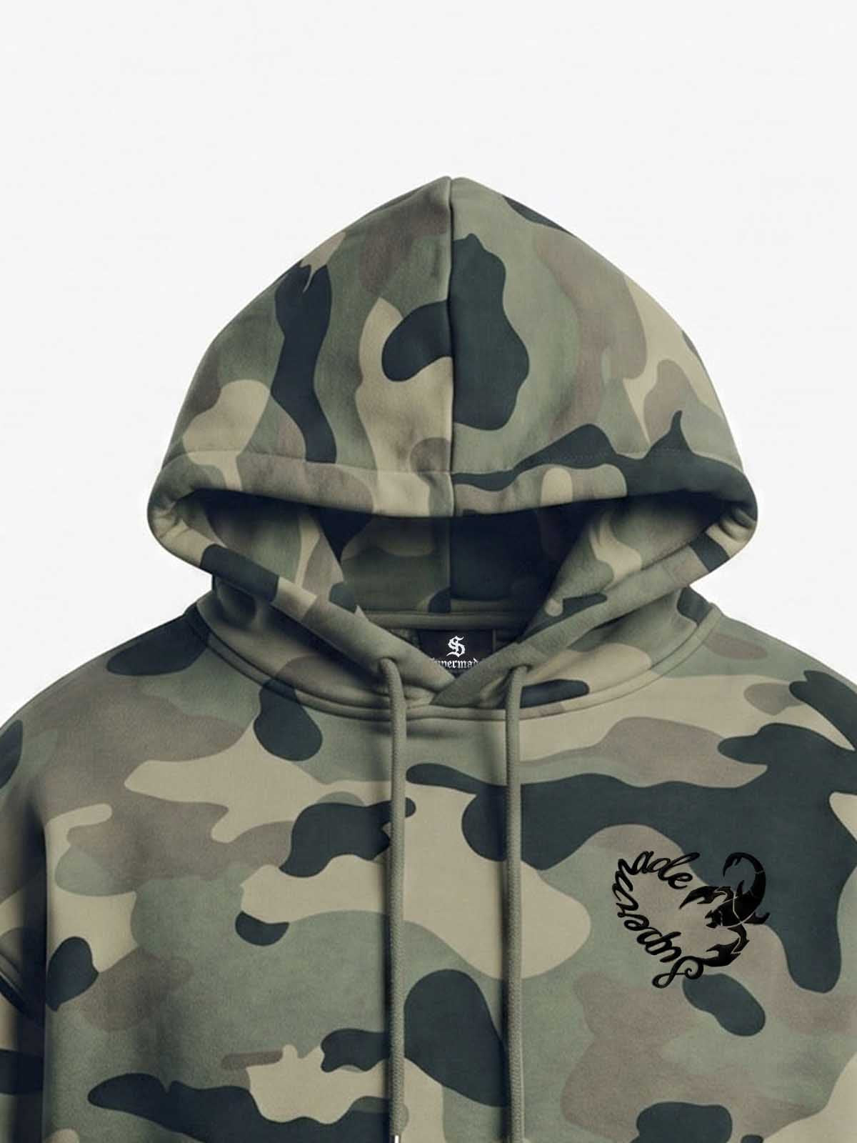 Camo Knit Hoodie