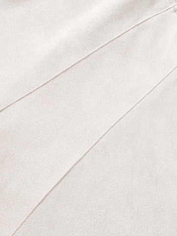 Suede Panel Raglan T-Shirt 