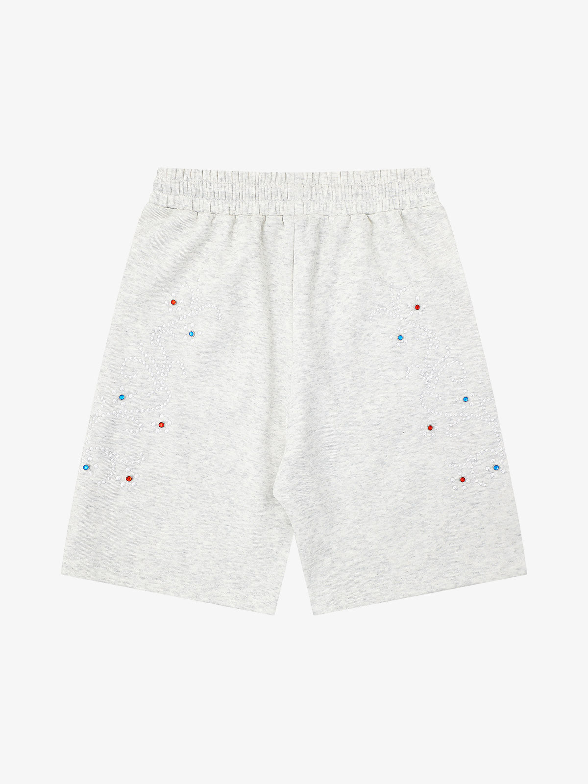 Rhinestone Graphic Knit Shorts 