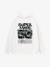 Trendy Retro Graffiti Character Hoodie 