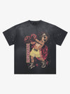 Boxing Graphic Oversized Tee