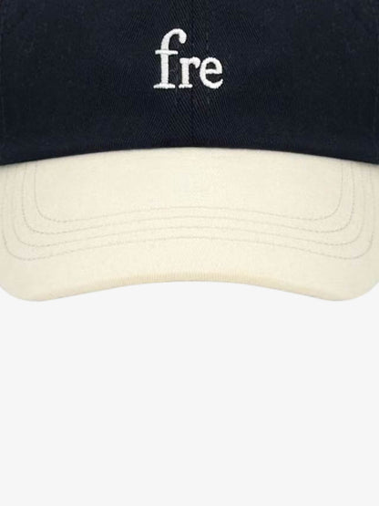 Minimalist Embroidered Contrast Baseball Cap