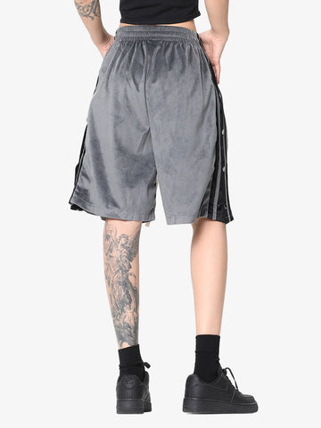 Suede Athletic Shorts
