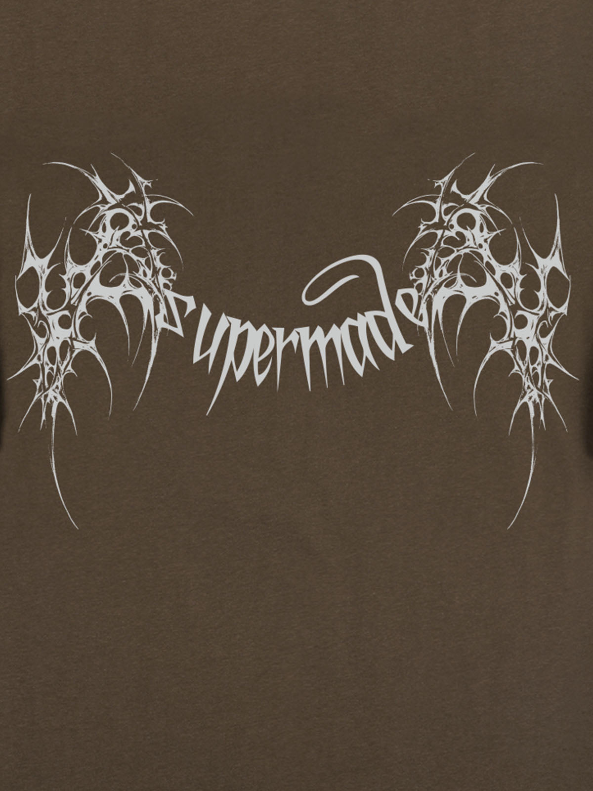 SUPM Gothic Sharp Letter Graphic T-Shirt 
