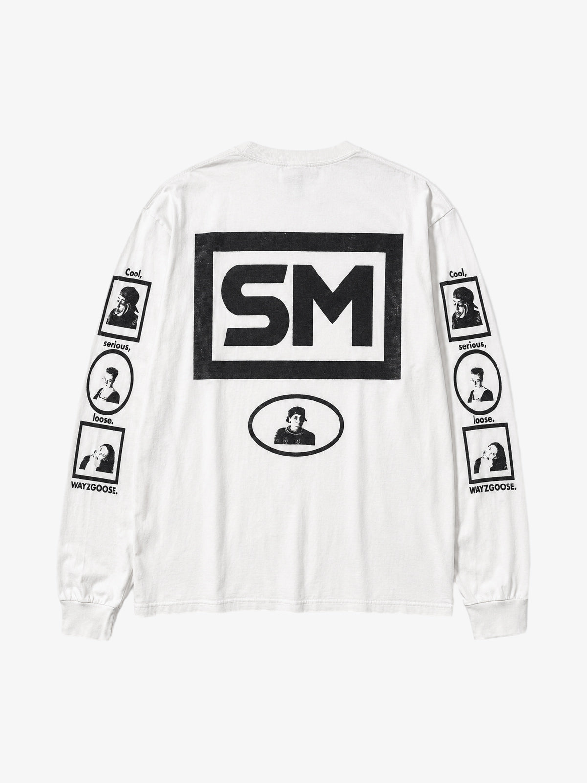 Girl Face Graphic Long Sleeve Tee