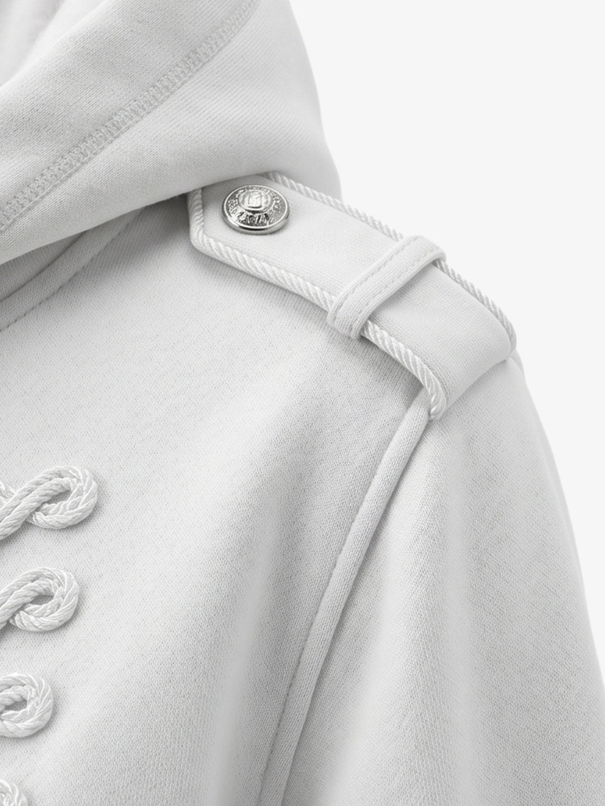 Military Braided Zip-Up Jacket