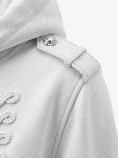 Military Braided Zip-Up Jacket