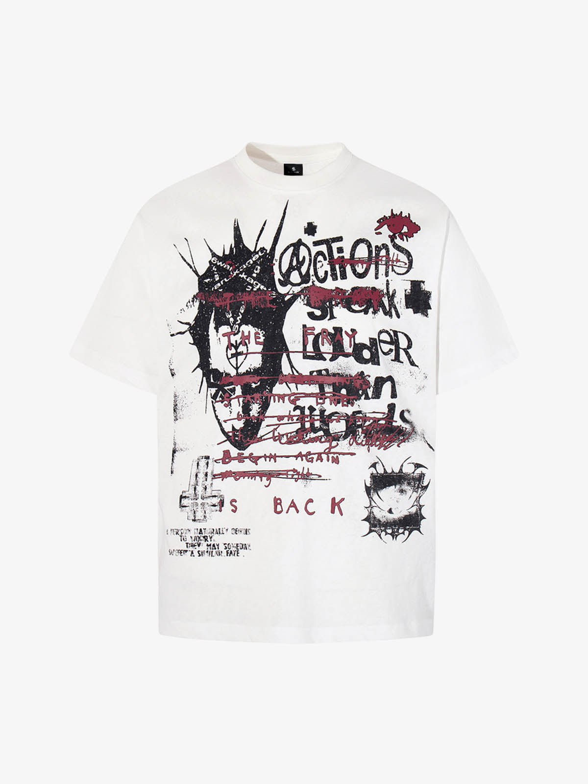 Punk Subculture Dark-Style T-Shirt 