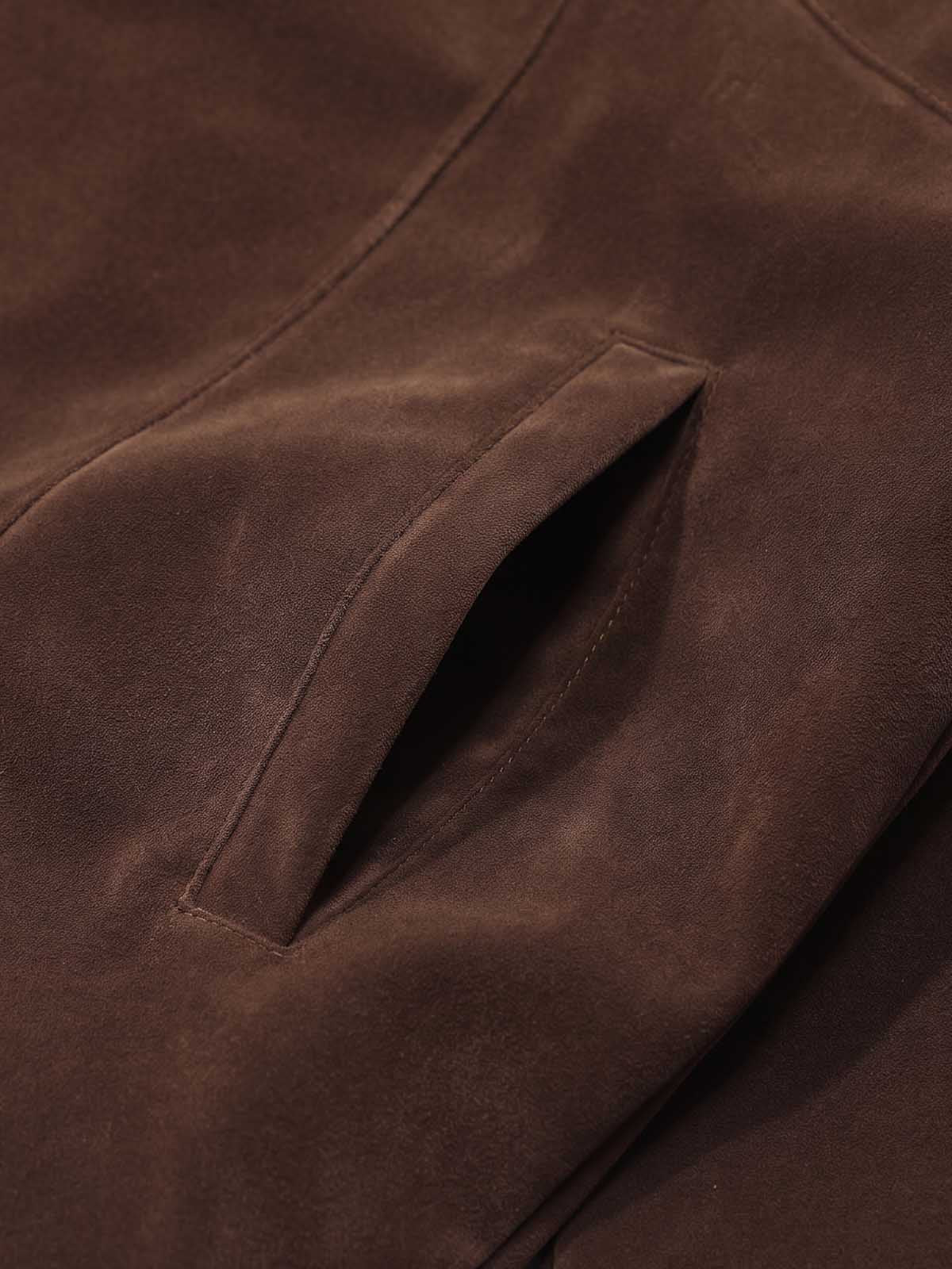 Suede Harrington Jacket