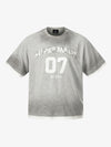 Heather Grey Oversized Cropped T-Shirt
