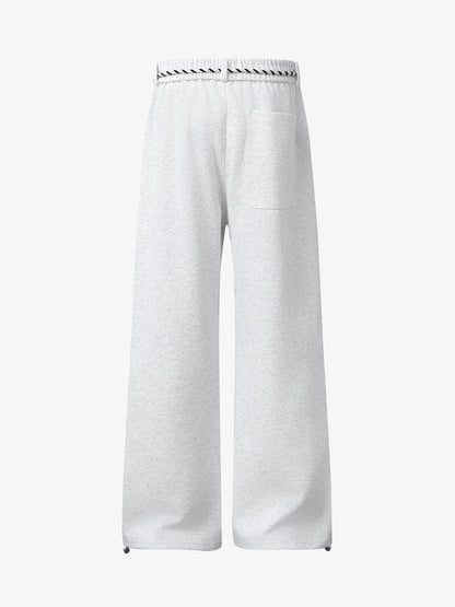 Plaid Patchwork Sweatpants 