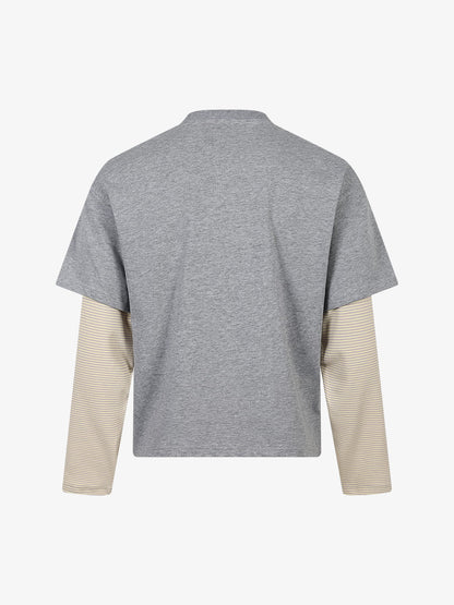 Kitten Appliqué Long Sleeve Tee