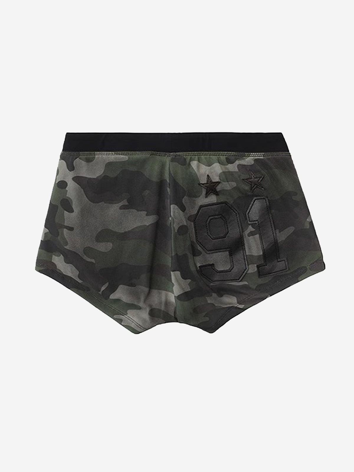 Y2K Graphic Striped Sporty Shorts