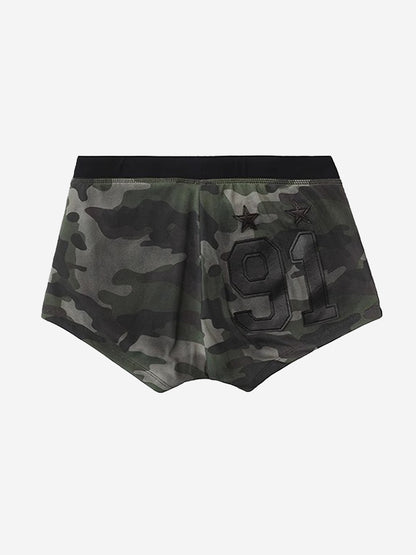 Y2K Graphic Striped Sporty Shorts