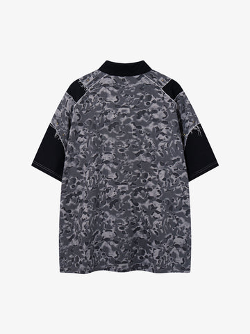 Leopard Patchwork Fur Tee