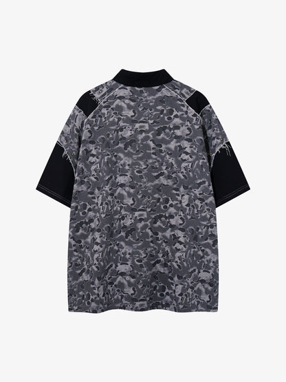 Leopard Patchwork Fur Tee