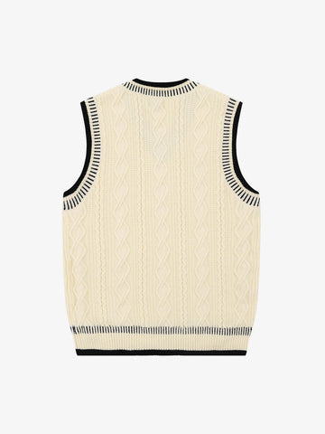 Street Retro Knit Pullover Sweater