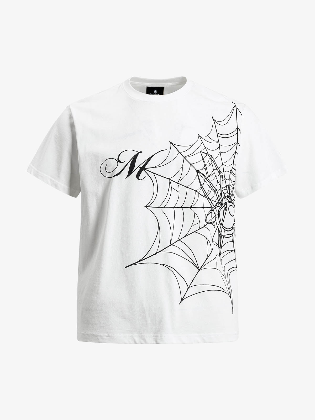 Spider Web Graphic T-Shirt 